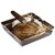 Tobacco Leaf Crystal Ashtray - 4-Finger