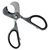 Rubberized Steel Cigar Scissors Stainless Steel