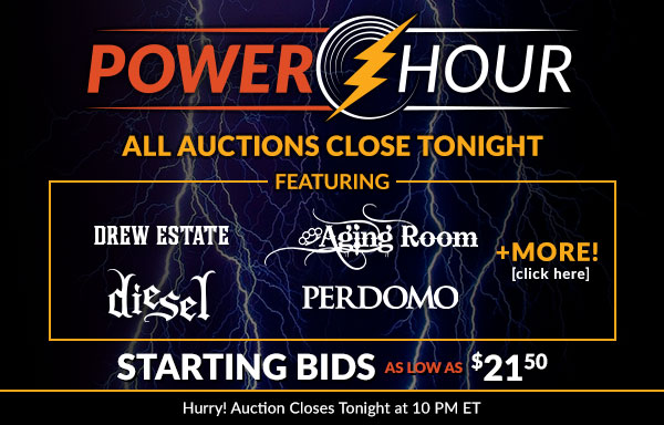 Power Hour: Starting bids as low as $21.50!