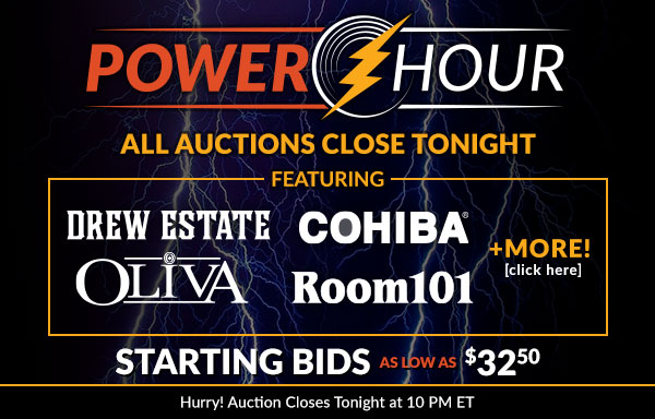 Power Hour: Starting bids as low as $32.50!