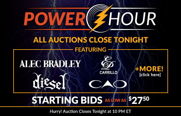 Power Hour: Starting bids as low as $27.50!