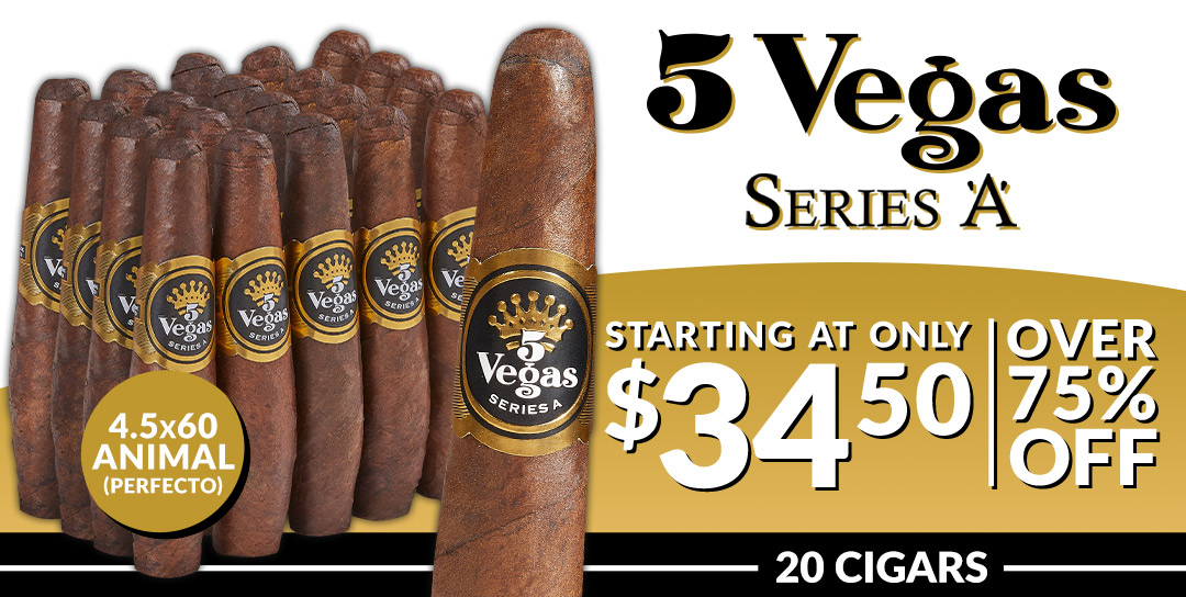 5 Vegas Series A - 20 cigars starting at $34.50