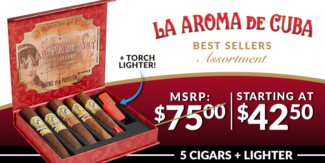 La Aroma de Cuba Best Sellers Assortment | Bid Starting at $42.50