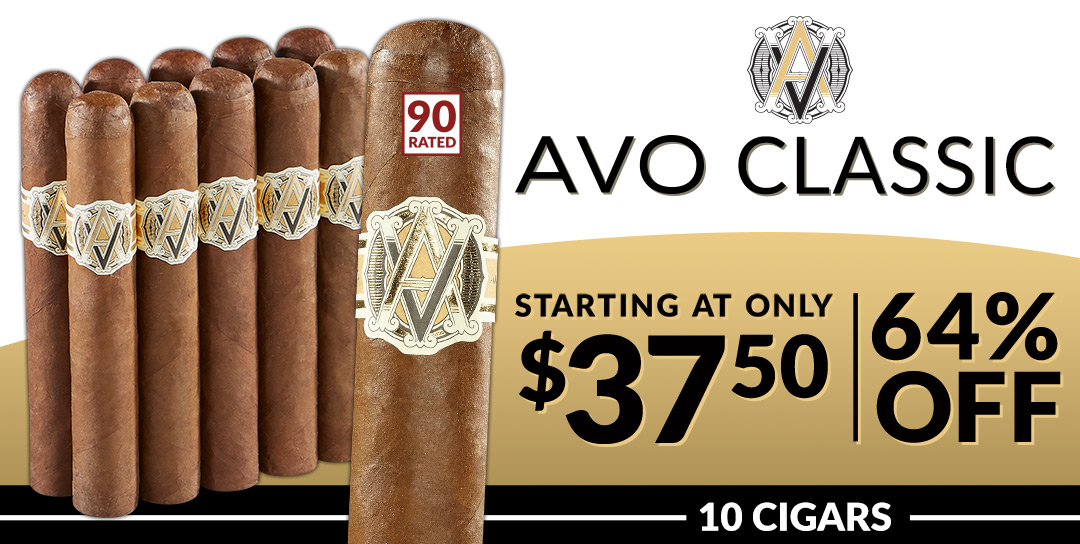 AVO Classic   - 10 cigars starting at $39.99