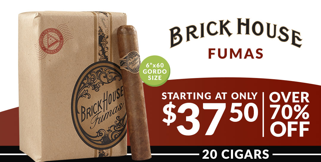 Brick House Fumas | 20 Cigars Starting at $39.99
