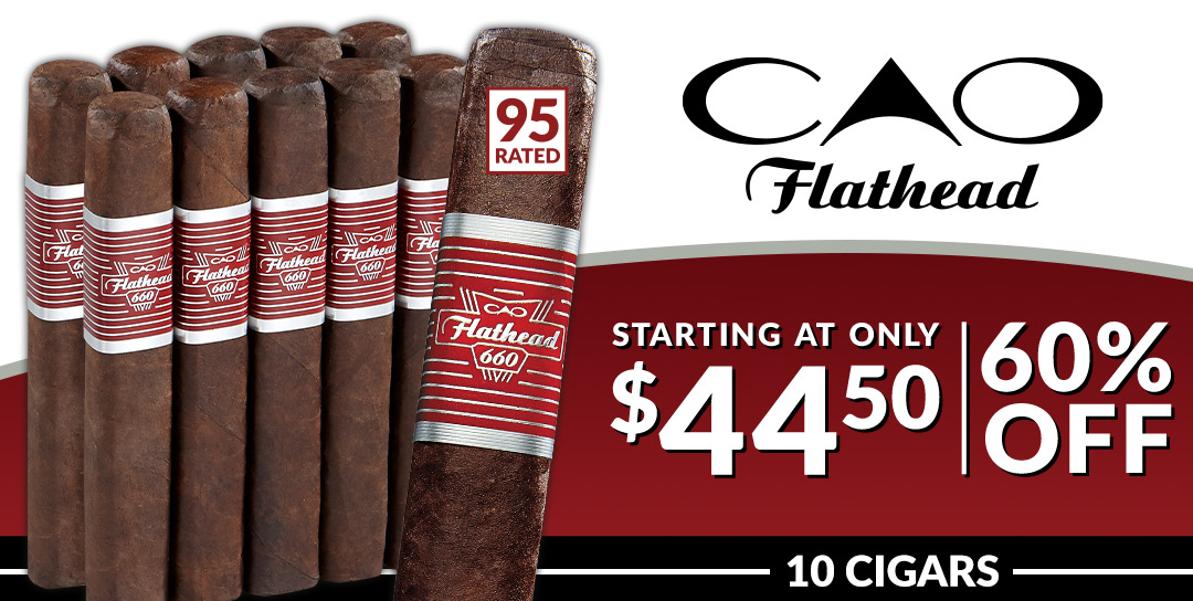 CAO Flathead - 10 Cigars Starting at $44.50