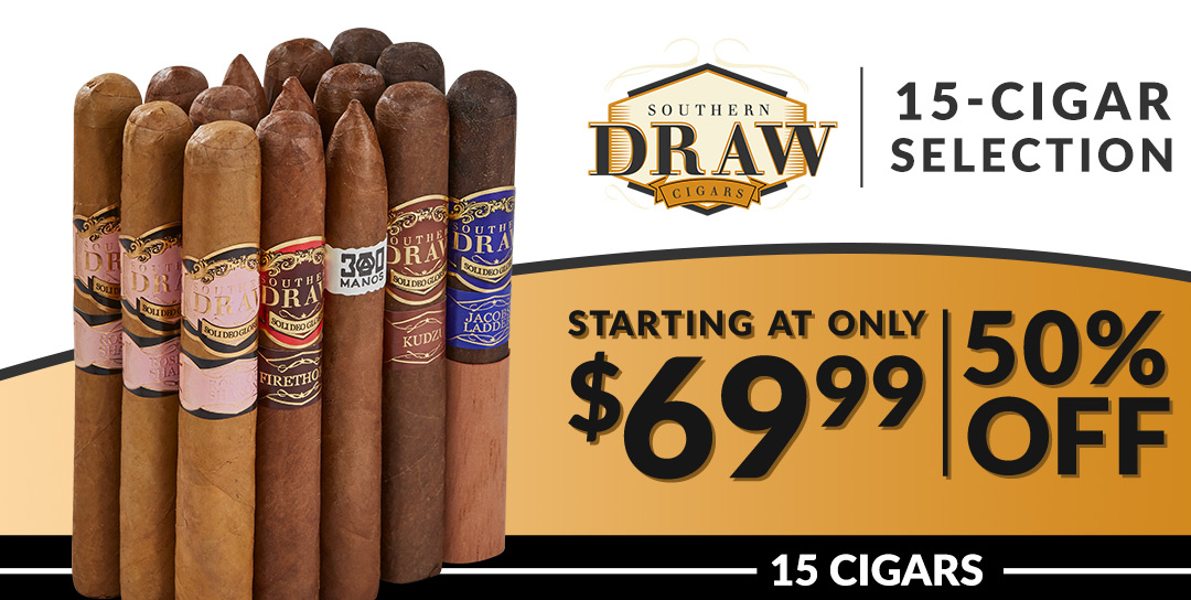 Southern Draw Selection  - 15 cigars starting at $69.99