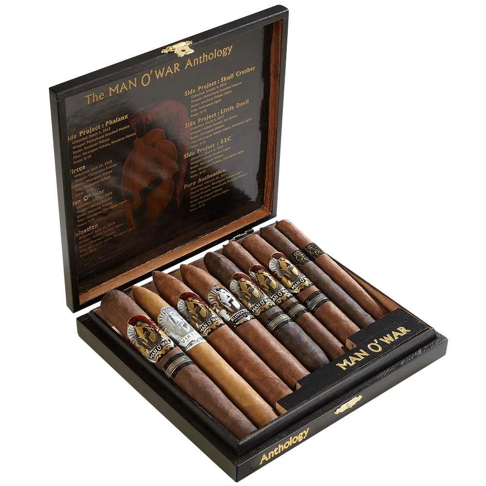 Man O' War Box-Pressed 10-Cigar Sampler